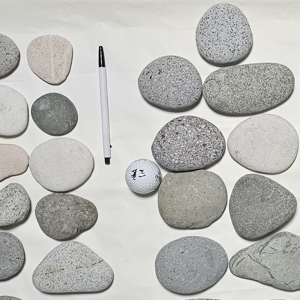 납작돌(flat pebble) 3kg(1봉) / 그림그리기 조경용 애완돌 어항장식 이미지 8