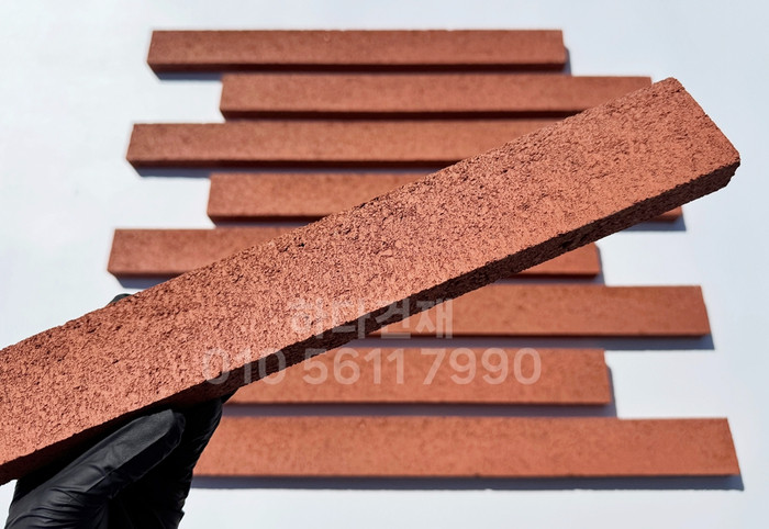 하다 모노타일 롱와이드 프레시레드 500x50x20T / 하다건재 국내생산 롱브릭타일