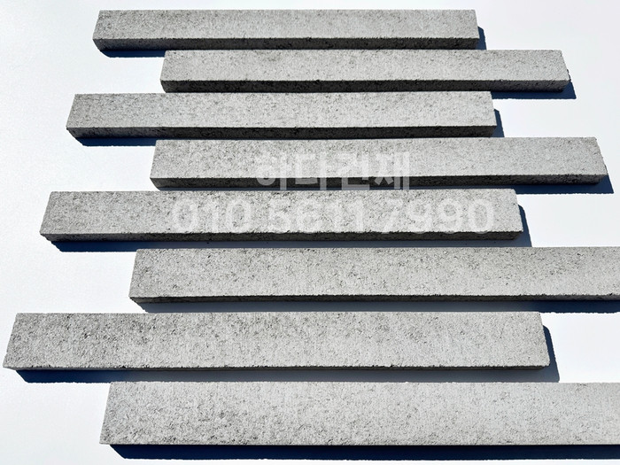 하다 모노타일 롱와이드 윈터그레이 500x50x20T / 하다건재 국내생산 롱브릭타일