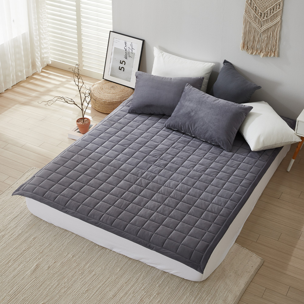 벨라 겨울 극세사 카페트 겸 패드 SS/K 2color