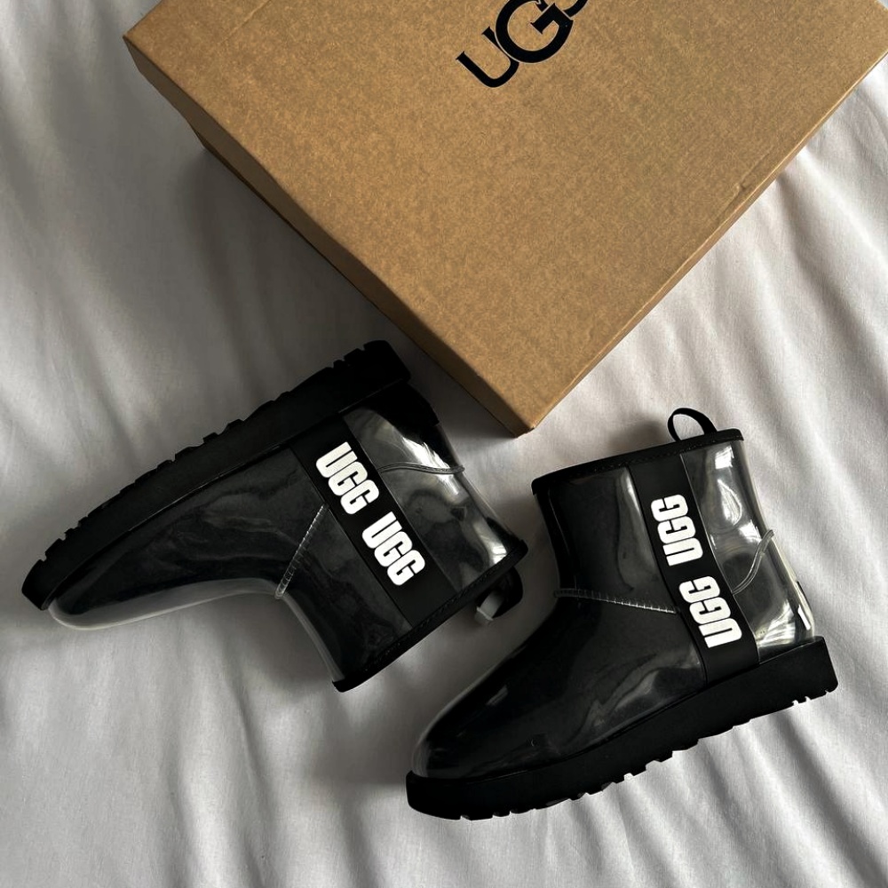 어그 UGG 클래식 클리어 미니 부츠 블랙 W - 메인 이미지