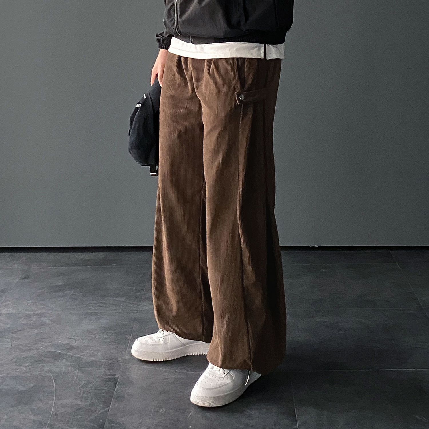남자코듀로이팬츠 남자와이드팬츠 - 상세 이미지 4