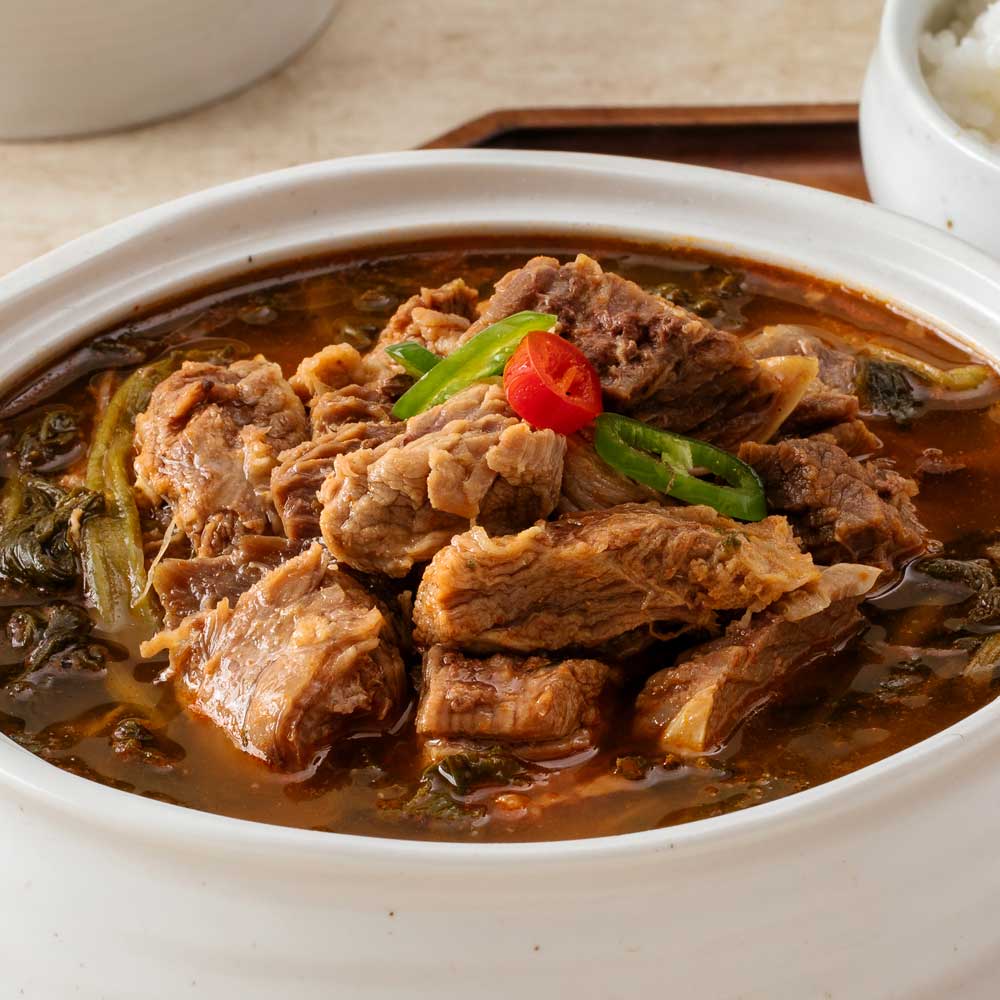 [체험팩] 진한 뼈없는 순살 소갈비탕 600g 1팩 무뼈 갈비탕 외 설날 국물요리 - 상세 이미지 4
