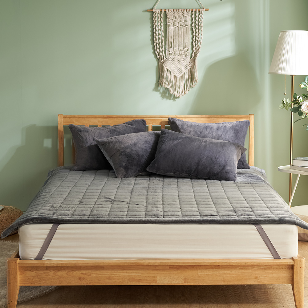 보드리 5mm 극세사 카페트 겸 밴딩 침대패드 SS/K 4color