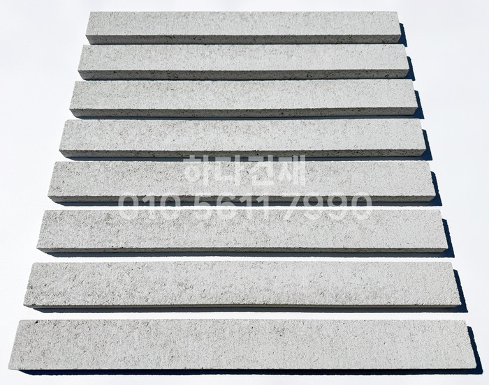 하다 모노타일 롱와이드 스모크화이트 500x50x20T / 하다건재 국내생산 롱브릭타일