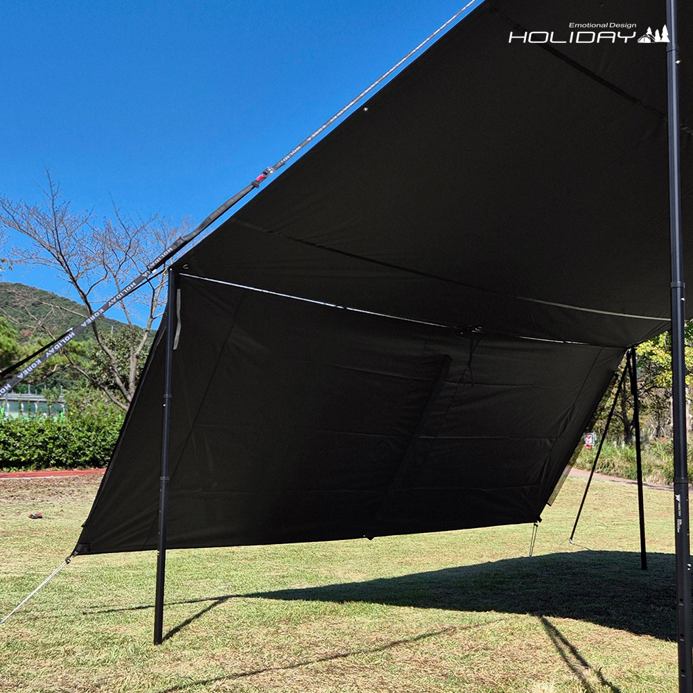 홀리데이 렉타 타프 블랙코팅 300D 더블립 사이드월