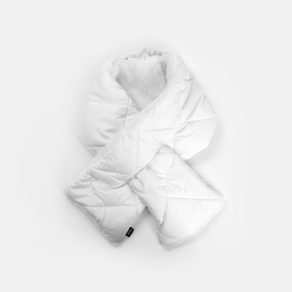 테크스킨 패딩 리버시블 넥워머 목도리 머플러 방한용품