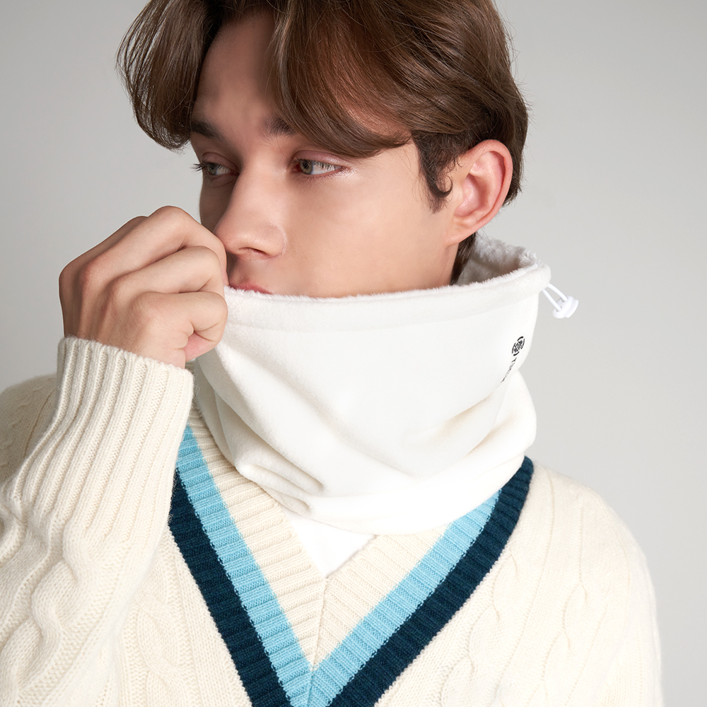 테크스킨 폴라폴리스 겨울 방한 넥워머 멀티스카프 방한모자겸용