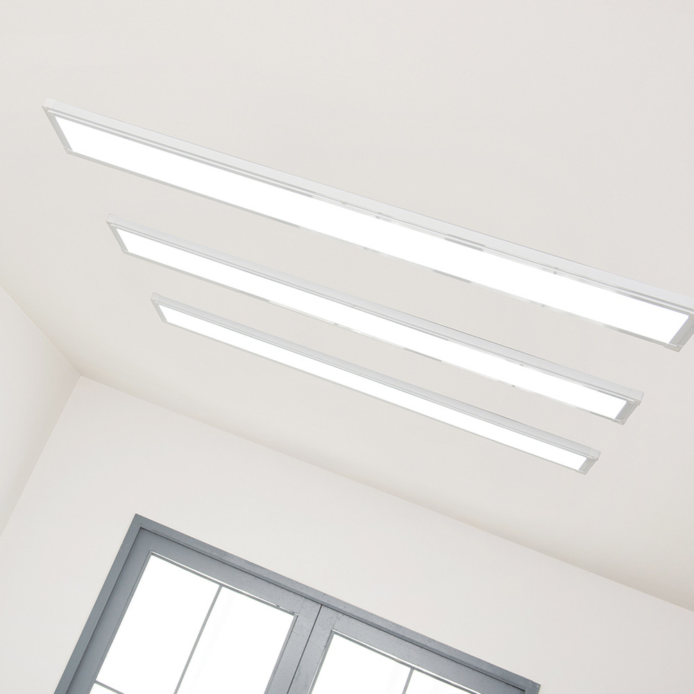 울트라 LED 거실등 엣지등 평판 150W S (1285x180)x3 화이트 주광색(하얀빛) x 3,180mm x 3 - 상품 이미지