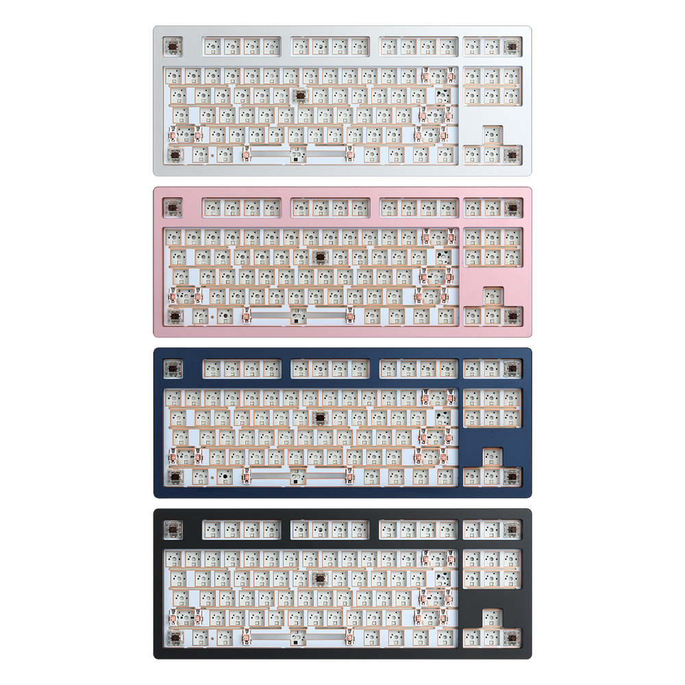 SPM AL87B 풀 알루미늄 텐키리스 TKL 핫스왑 커스텀 기계식 키보드 베어본 DIY키트