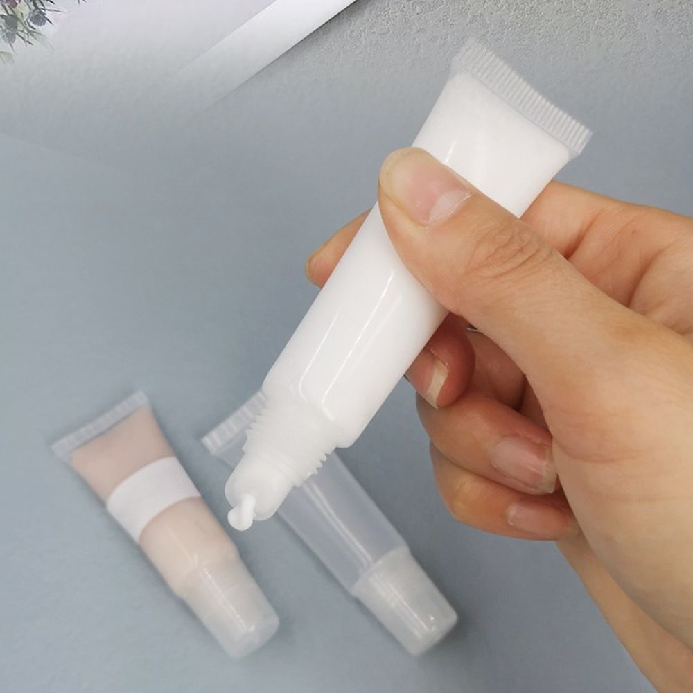 립밤 튜브 공병 미니 소분 용기 DIY 파운데이션 비비 화장품 핸드크림 치약 투명 립튜브 - 상품 이미지