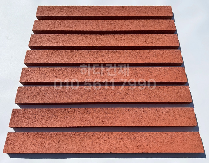 하다 모노타일 롱와이드 프레시레드 500x50x20T / 하다건재 국내생산 롱브릭타일