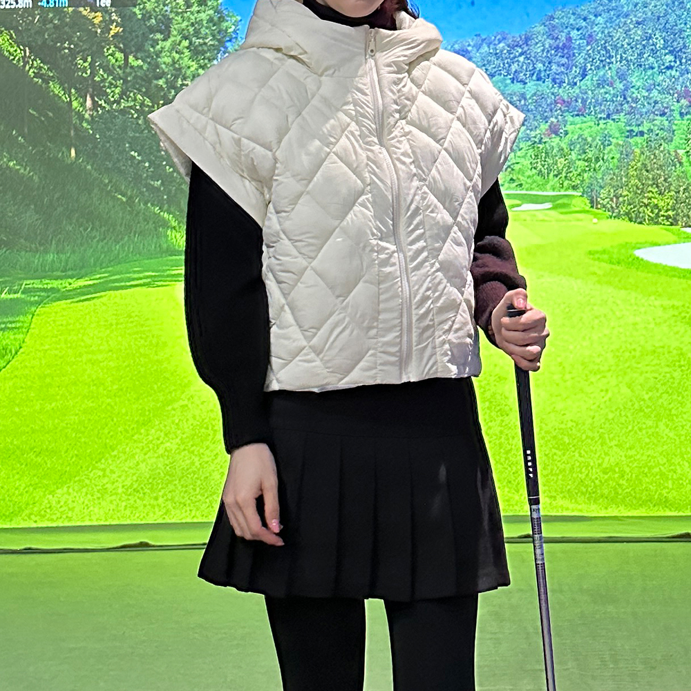 여성골프패딩 골프반팔패딩 여자골프복