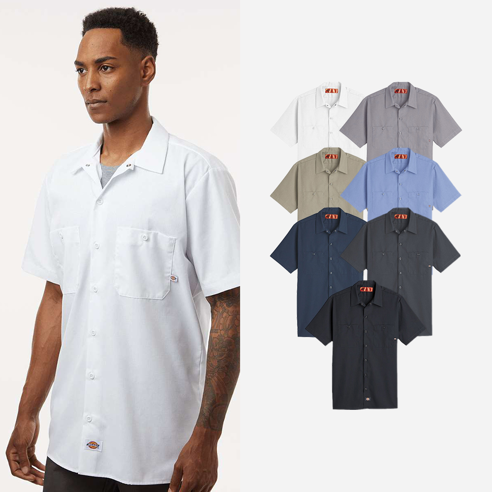 디키즈 워크셔츠 반팔 남방 셔츠 빅사이즈 S~4XL - 상품 이미지