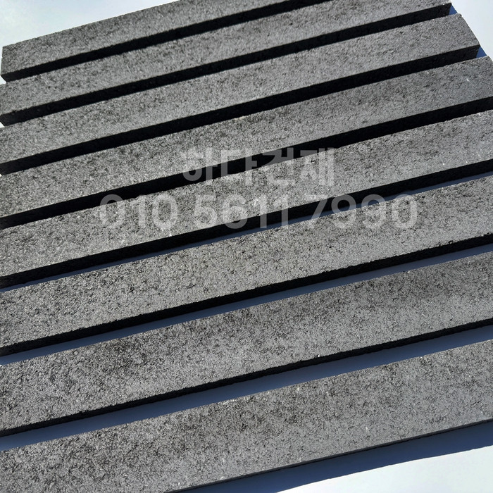 하다 모노타일 롱와이드 시크블랙 500x50x20T / 하다건재 국내생산 롱브릭타일