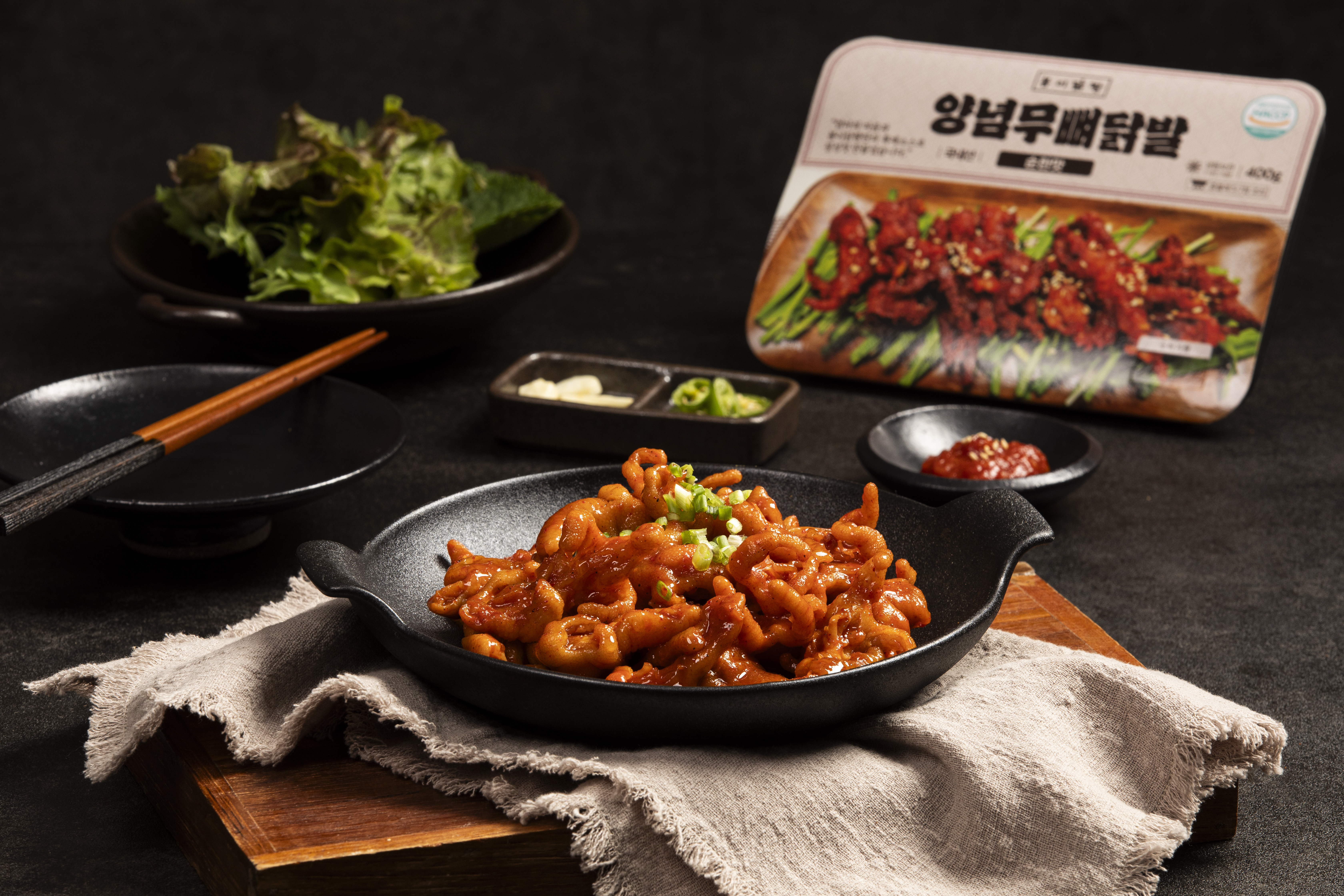 봉이닭짱 국내산 400g 매운 양념 무뼈 불닭발 밀키트 캠핑요리 혼술 이미지 6