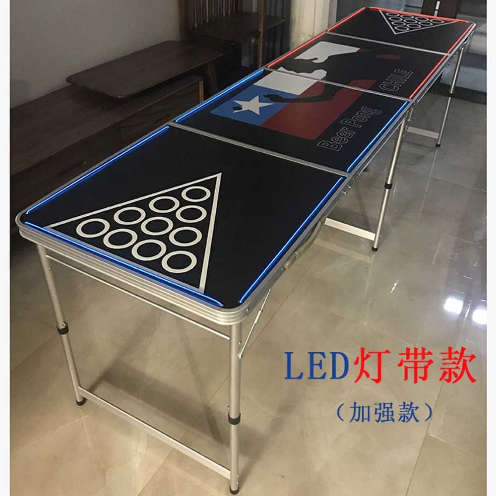 비어퐁 테이블 접이식 탁구 보드게임 펍 홈파티 엠티 칼라 - 상세 이미지 4