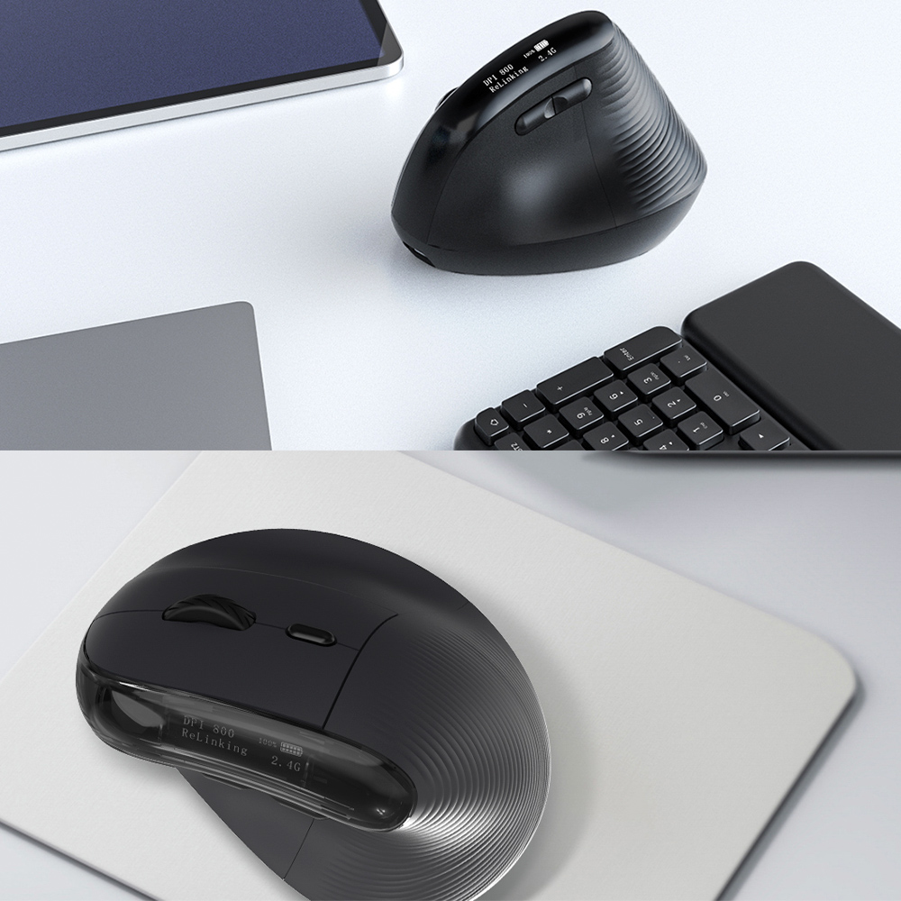 제닉스 STORMX VM4 BT 8000DPI 무선 블루투스 버티컬 마우스