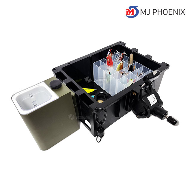 MJ피닉스 24구 선상 거치대 에기 꽂이 케이스 난간 고정 선반 트레이