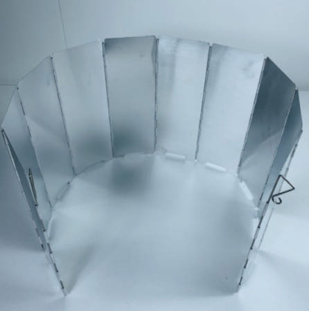 캠핑용 버너 10칸 접이식 바람막이 낚시 야외 취사 불피우기 스텐 스텐드 가림막