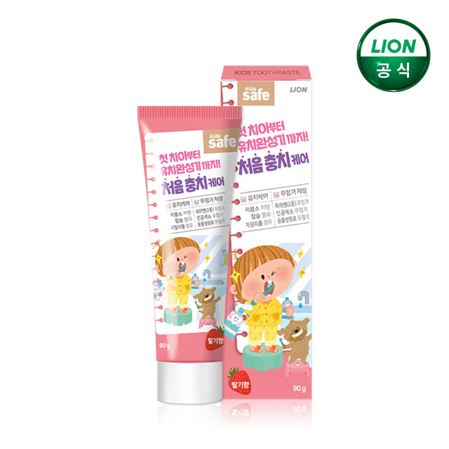 키즈세이프 치약 딸기향 90g - 상품 이미지