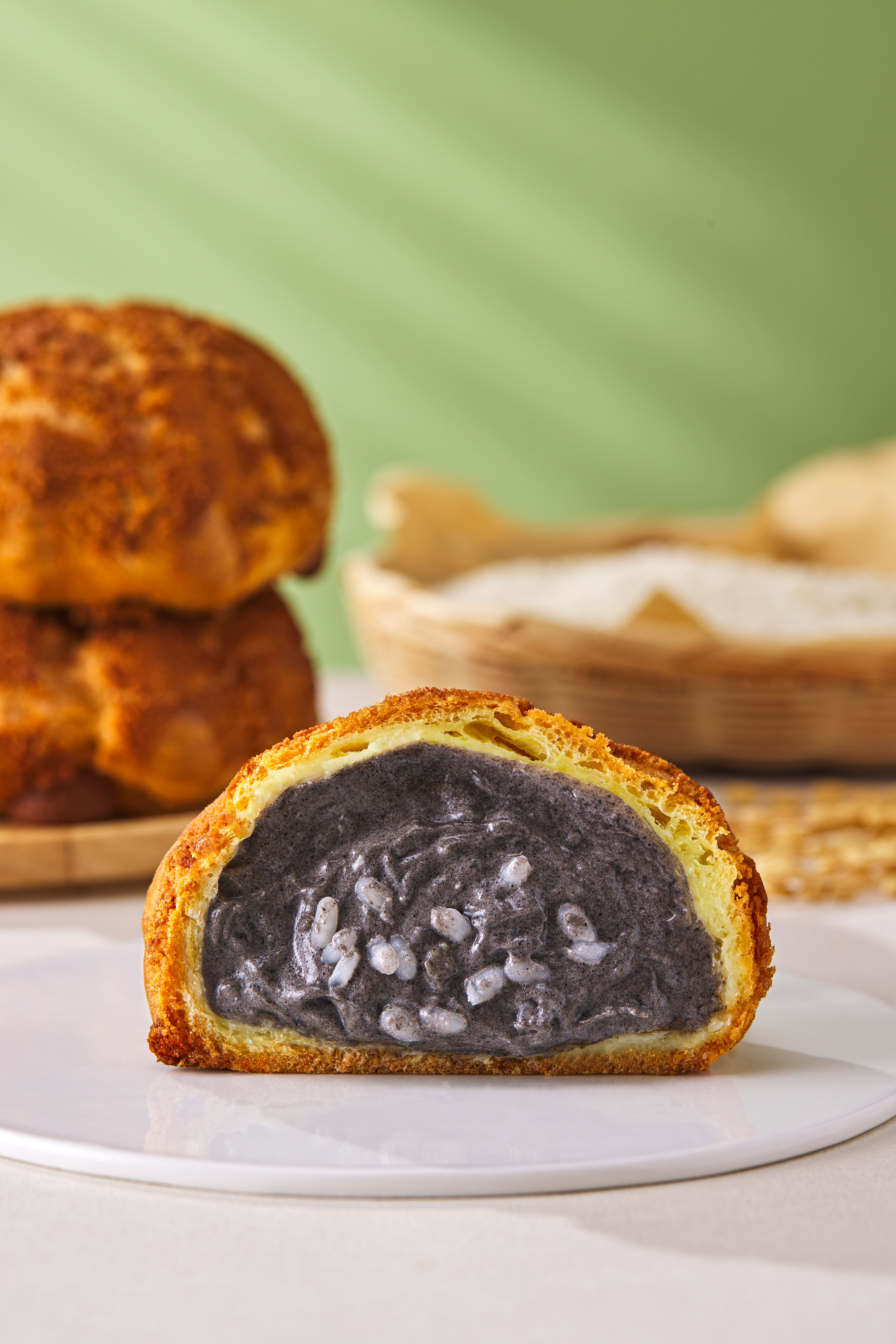 흥만소 이천쌀크림빵 맛있는 글루텐프리빵 쌀빵 디저트 빵택배 (12개입) 이미지 6