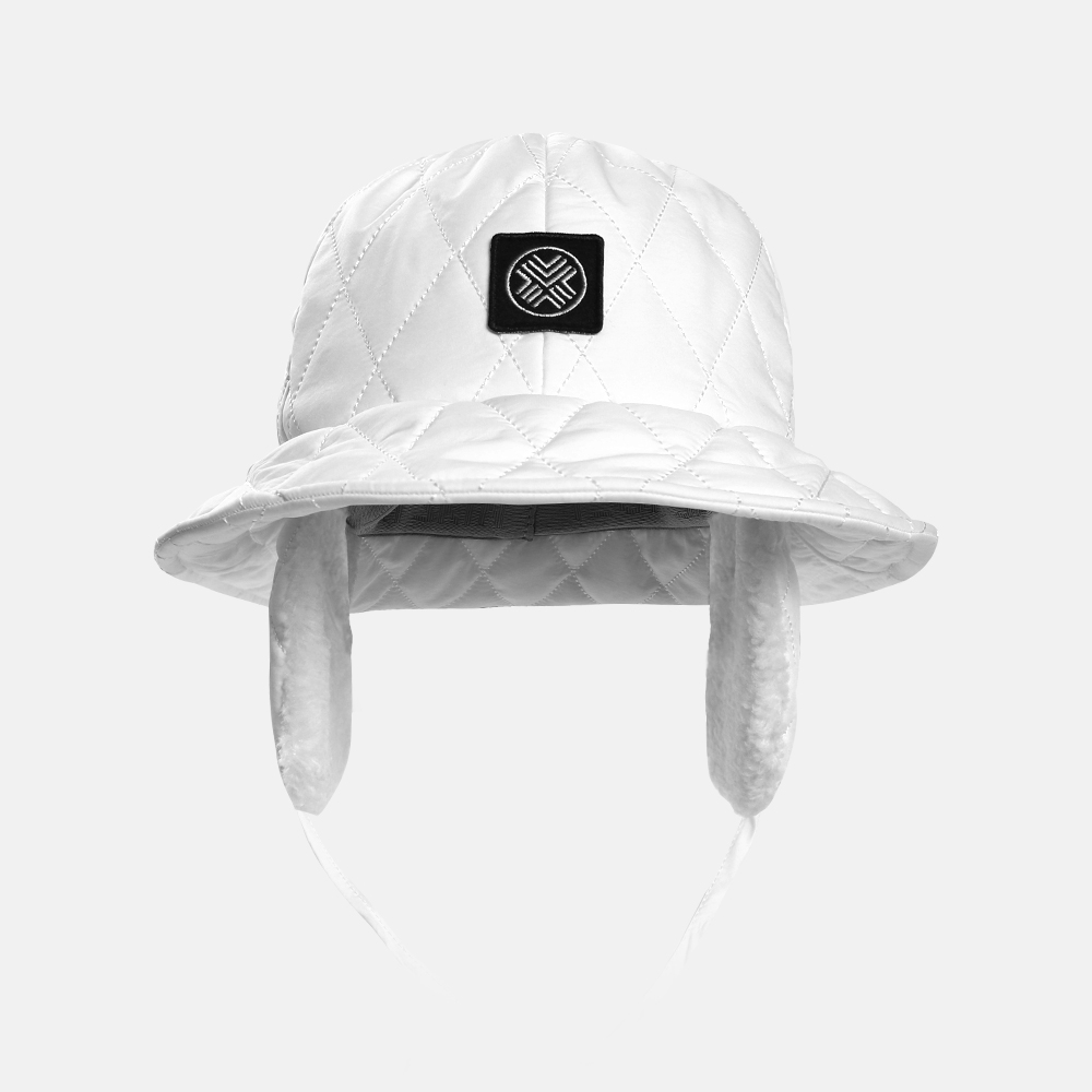 테크스킨 여성 패딩 버킷햇 골프모자 방한용품