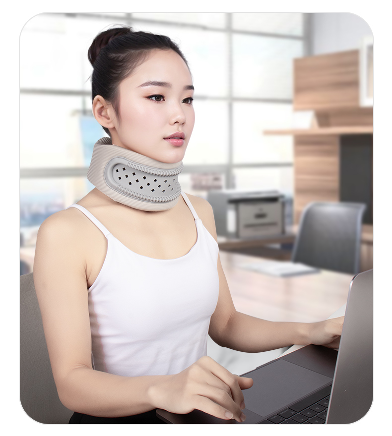 옵티케어 통풍잘되는 넥가드 목보호대 목밴드 - 상세 이미지 5