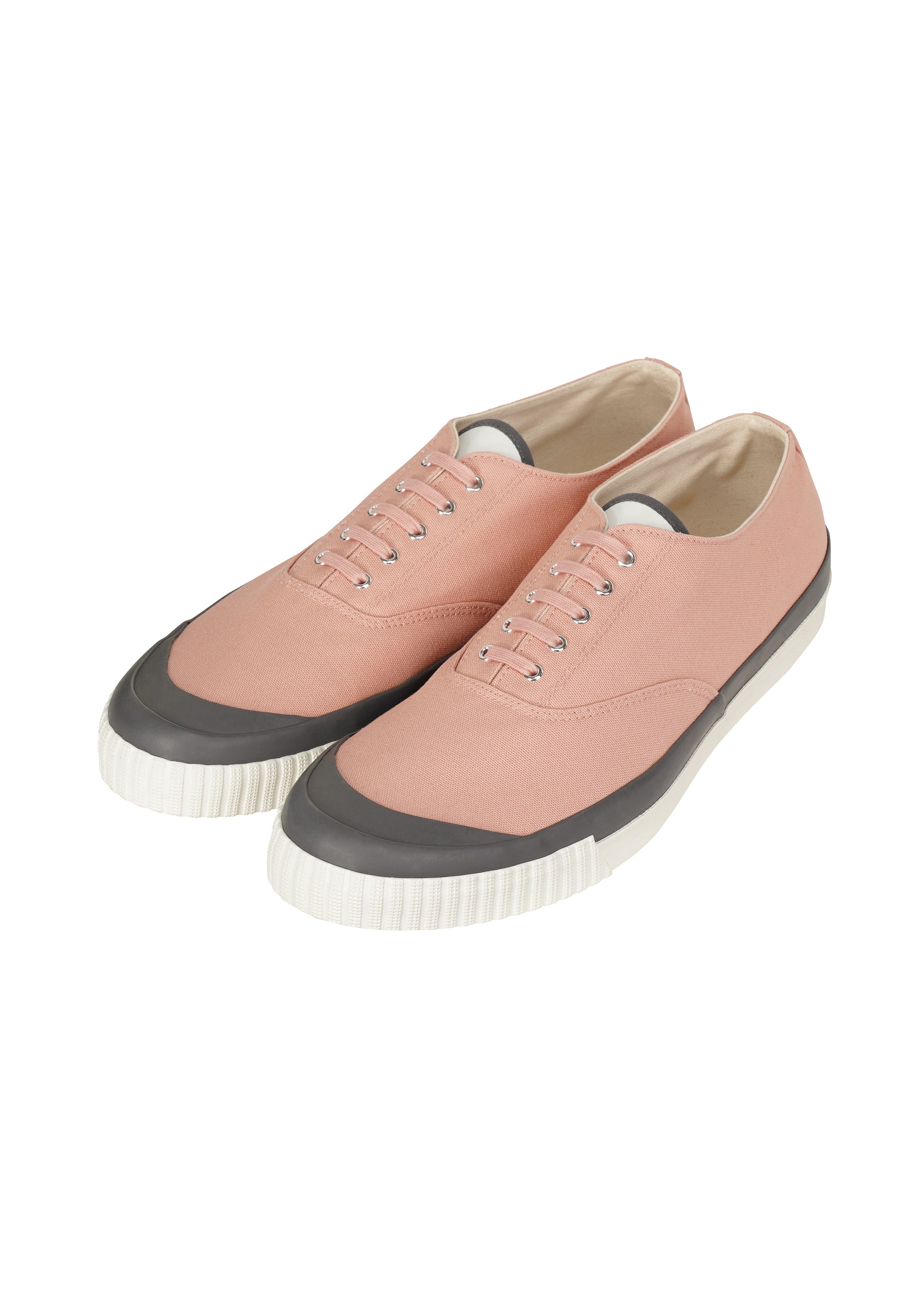 이세이미야케 CANVAS DECK SHOES-LOW 스니커즈 HP31AJ408 핑크 베이지 - 상품 이미지