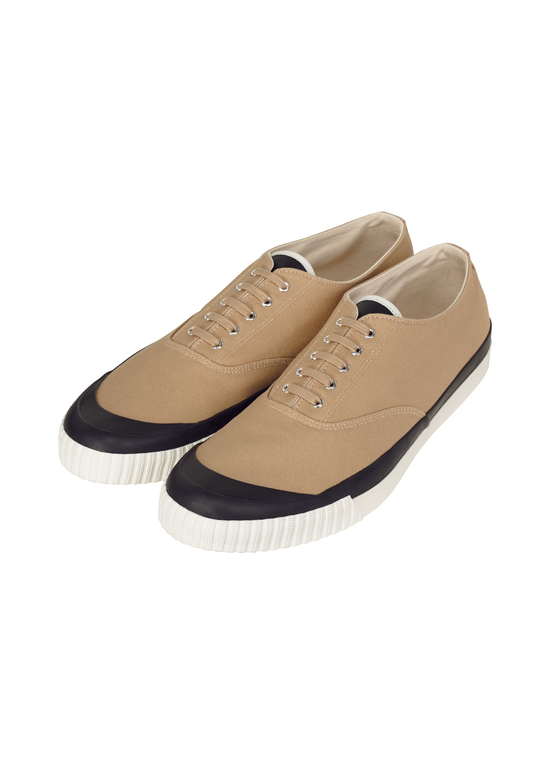 이세이미야케 CANVAS DECK SHOES-LOW 스니커즈 HP31AJ408 핑크 베이지 - 상세 이미지 2