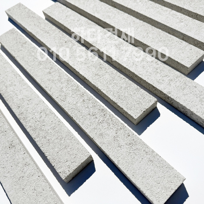 하다 모노타일 롱와이드 스모크화이트 500x50x20T / 하다건재 국내생산 롱브릭타일