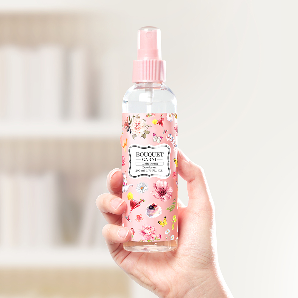 [1개] 부케가르니 데오드란트 스프레이 200ml 화이트머스크향 - 상세 이미지 4