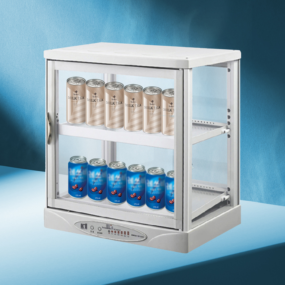 업소용 온장고 보온고 음료 약국 편의점 전기 소형 음료수 커피 미니 051H 2단 50L