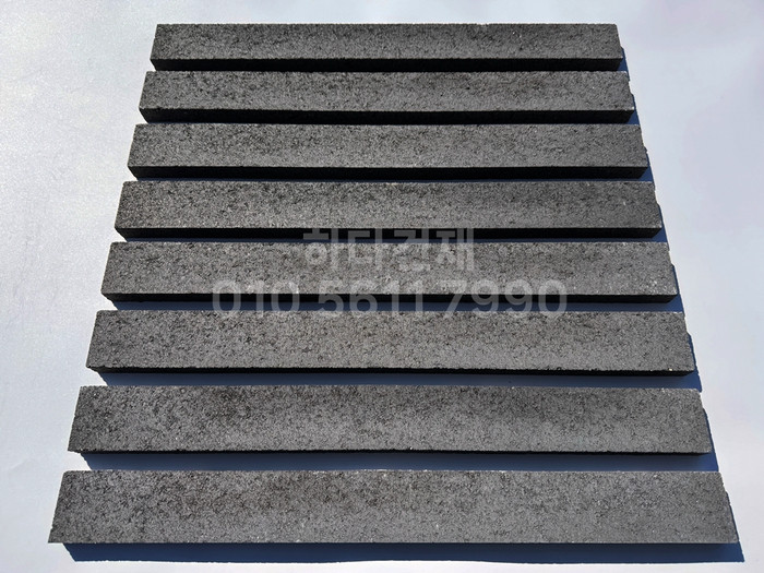 하다 모노타일 롱와이드 시크블랙 500x50x20T / 하다건재 국내생산 롱브릭타일