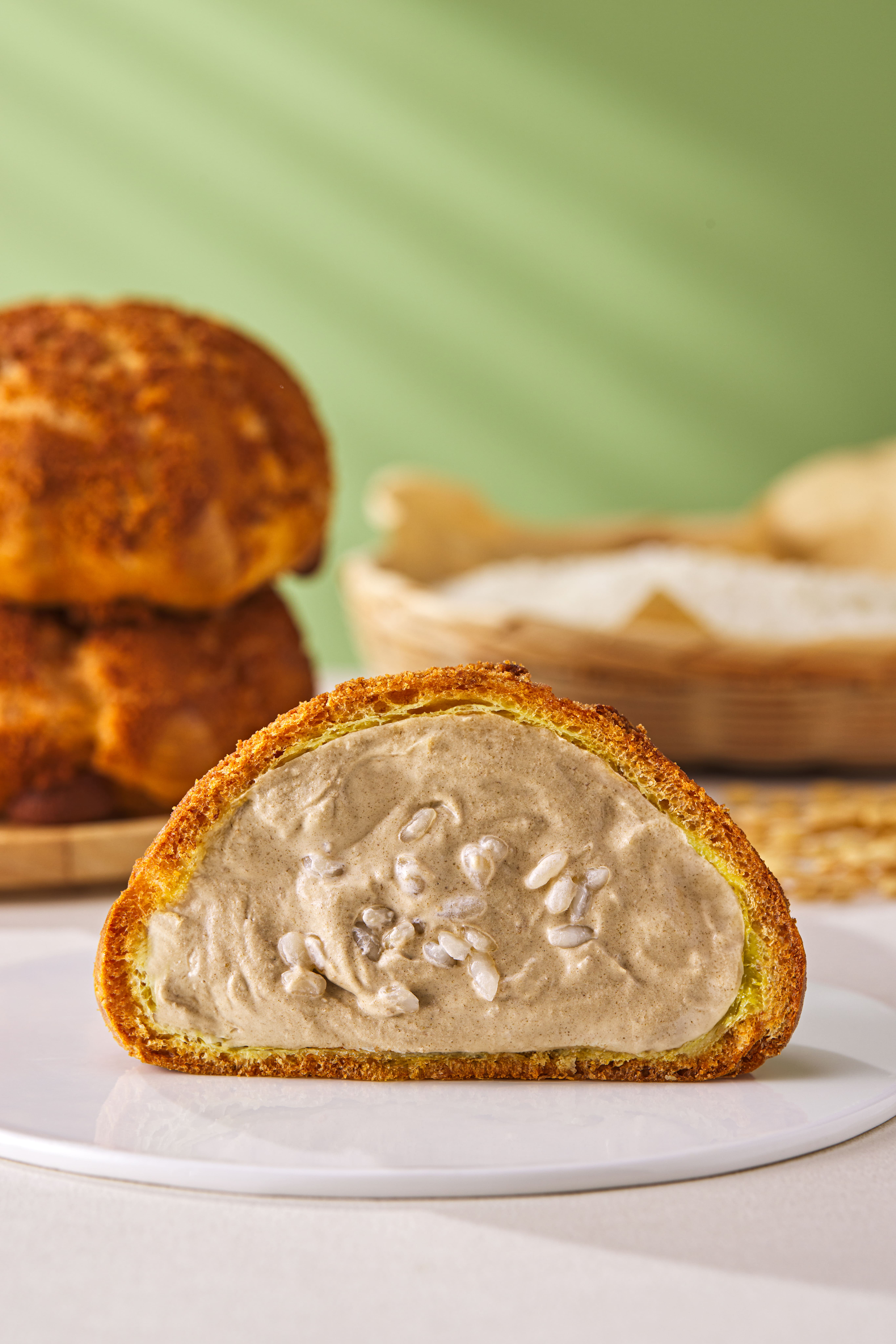 흥만소 이천쌀크림빵 맛있는 글루텐프리빵 쌀빵 디저트 빵택배 (12개입) 이미지 7
