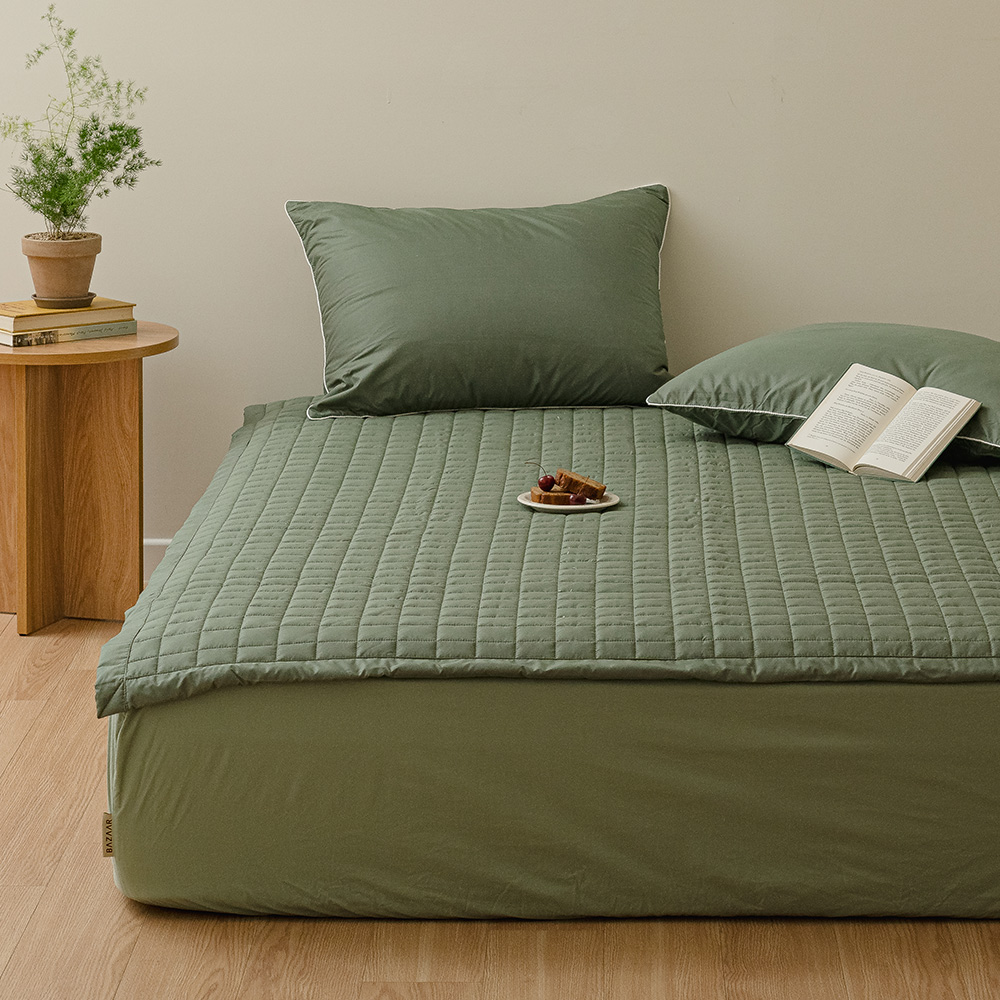 클래식 실크모달 프리미엄 고정밴딩 침대패드 SS