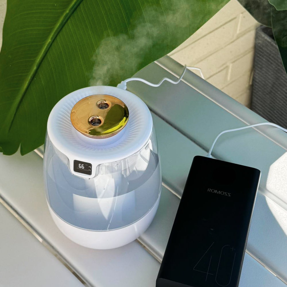 헤몬 에그포그 미니가습기 사무실 초음파 저소음 무드등 탁상용 책상용 가습기