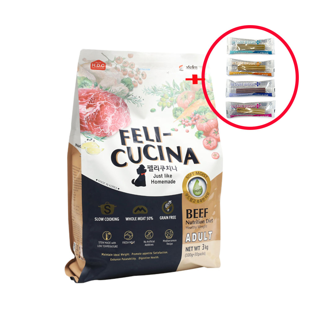 [기능성덴탈껌 20p]+ 펠리쿠치나 반습식 소프트 연어, 3kg, 1개 - 상세 이미지 2