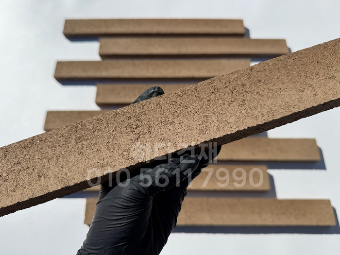 하다 모노타일 롱와이드 국내생산 모카브라운 500x50x20T / 하다건재 롱브릭타일