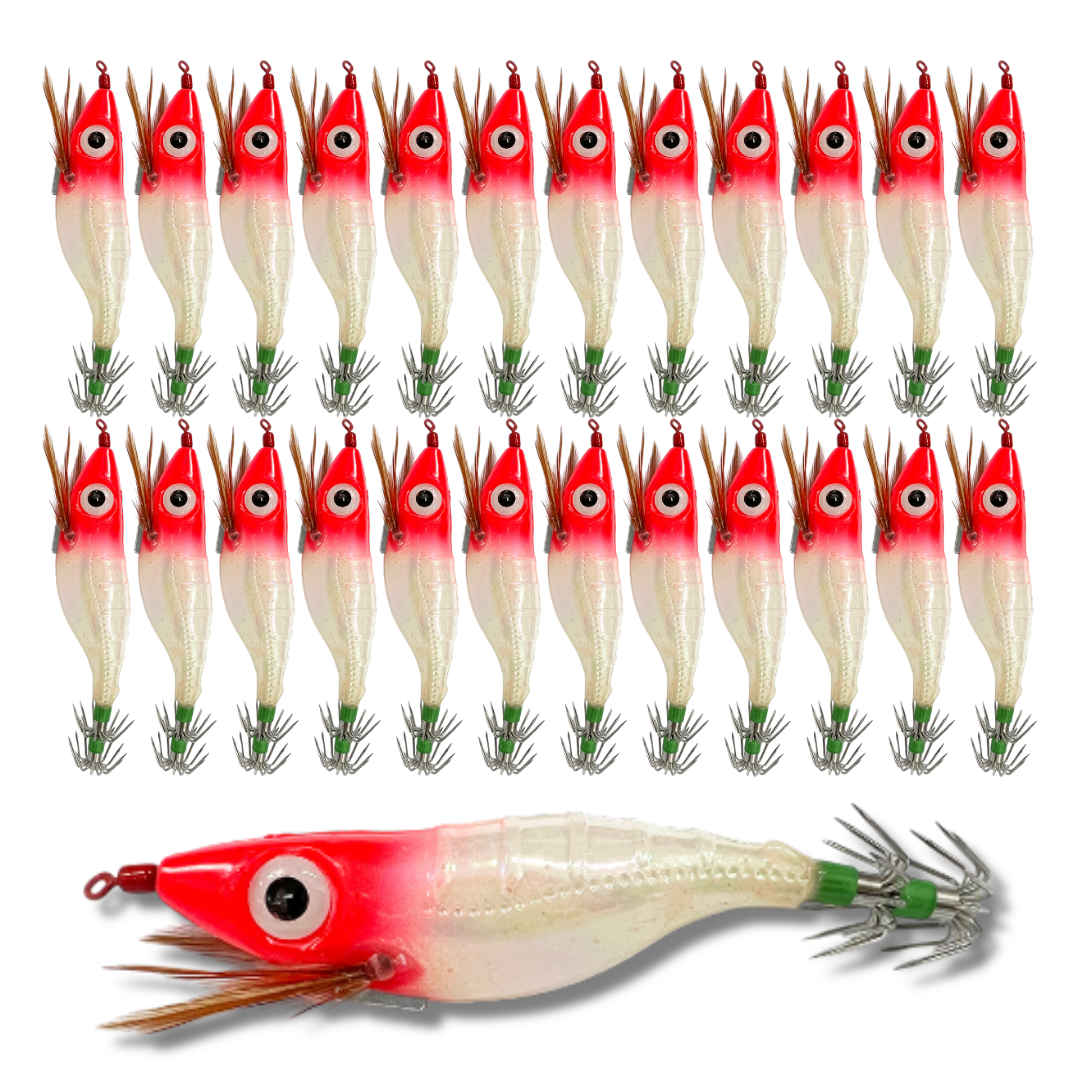 블랙타이거 왕눈이에기 25개입 세트 문어에기 쭈꾸미 에기 갑오징어 애기 주꾸미 채비