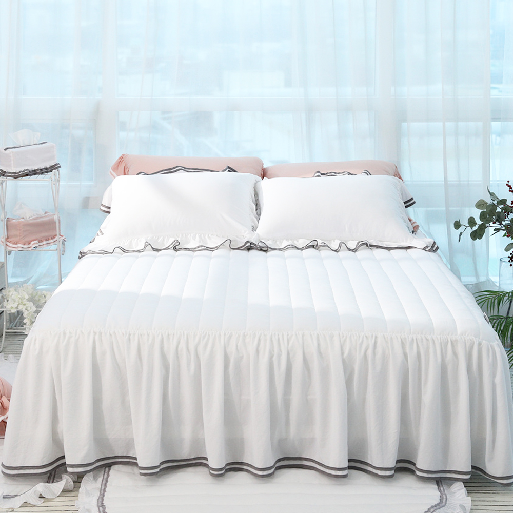 류금숙 투라인 실키케어 향균프릴 롱프릴침대커버 SS/Q/K/SK 국내생산