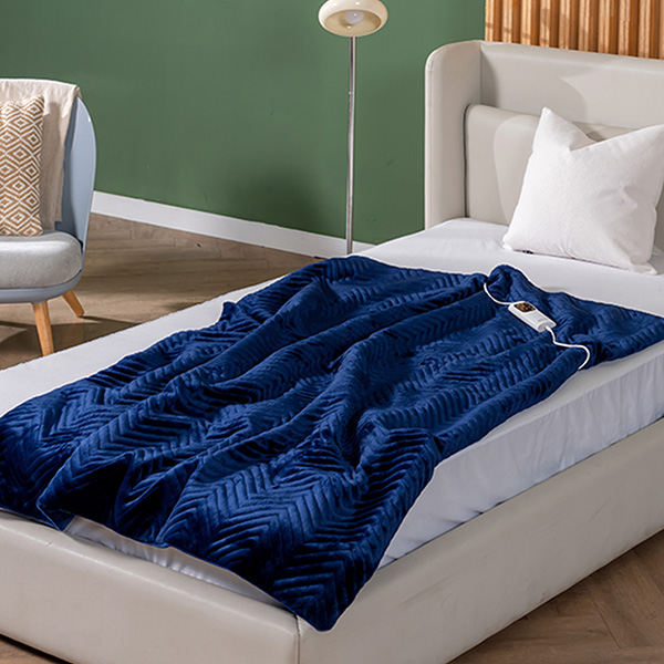 이메텍 프리미엄 벨벳 전기담요 GOK-098 (네이비블루)