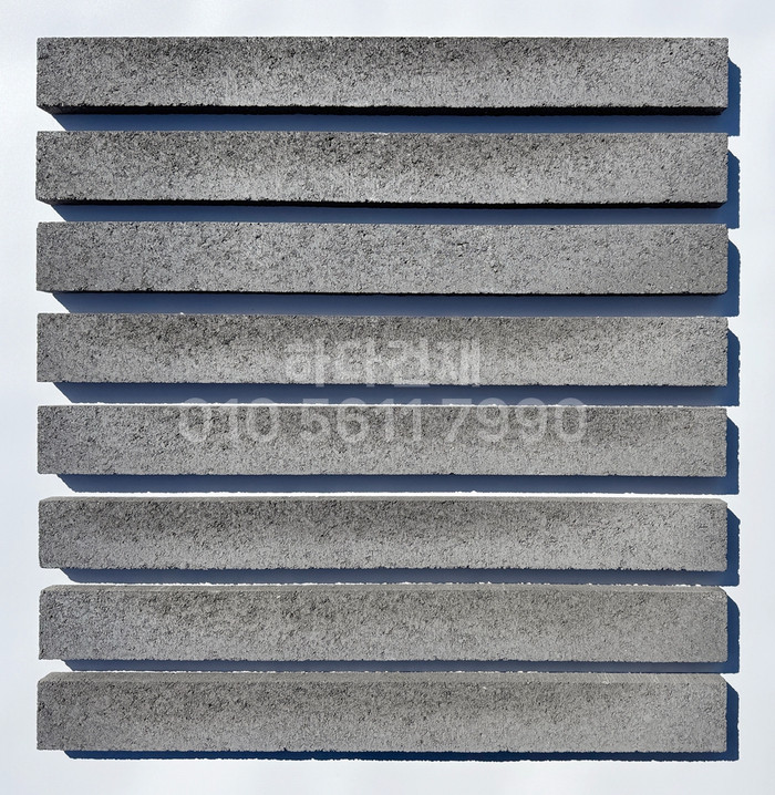 하다 모노타일 롱와이드 국내생산 볼케이노그레이 500x50x20T / 하다건재 롱브릭타일