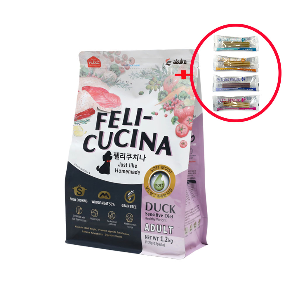 [기능성덴탈껌 8p]+ 펠리쿠치나 반습식 소프트 연어, 1.2kg, 1개 - 상세 이미지 3