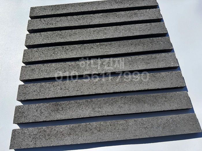 하다 모노타일 롱와이드 시크블랙 500x50x20T / 하다건재 국내생산 롱브릭타일