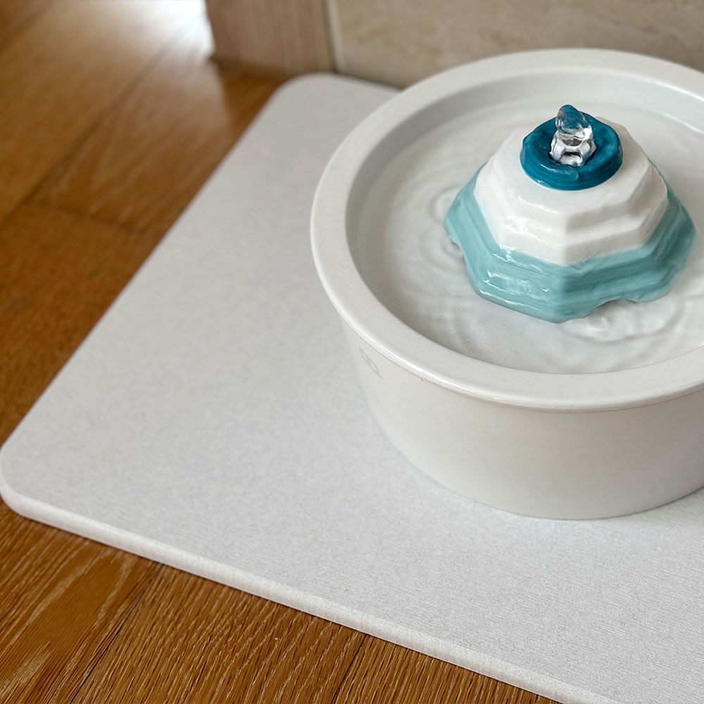 마르다 강아지 식기매트 모던 규조토 매트 고양이 반려동물 펫 물그릇 패드 식기 받침대