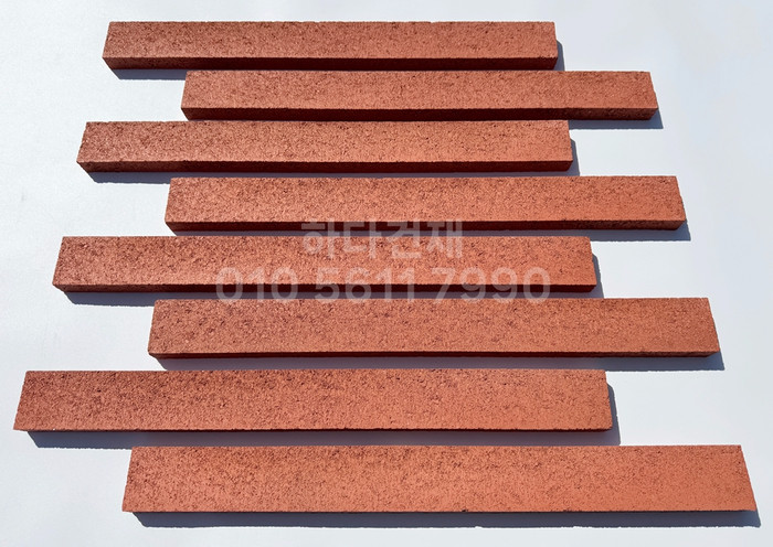 하다 모노타일 롱와이드 프레시레드 500x50x20T / 하다건재 국내생산 롱브릭타일