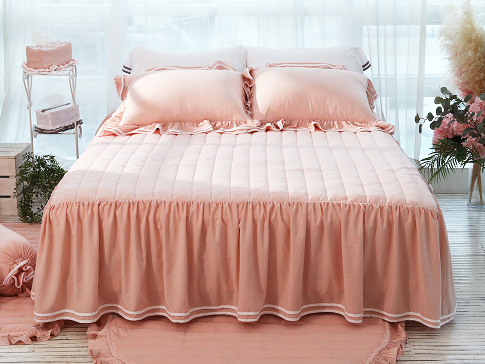 류금숙 투라인 실키케어 향균프릴 롱프릴침대커버 SS/Q/K/SK 국내생산