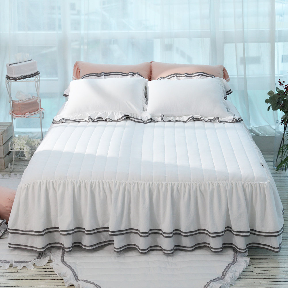 류금숙 투라인 실키케어 향균프릴 이중프릴침대커버 SS/Q/K/SK 국내생산