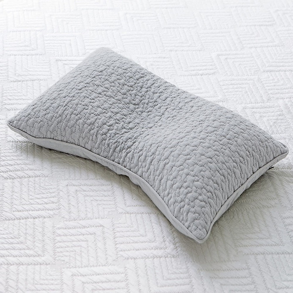 메밀베개 시원한베개 경추 목베개 편백나무 낮은 기본형-그레이, 30x50cm